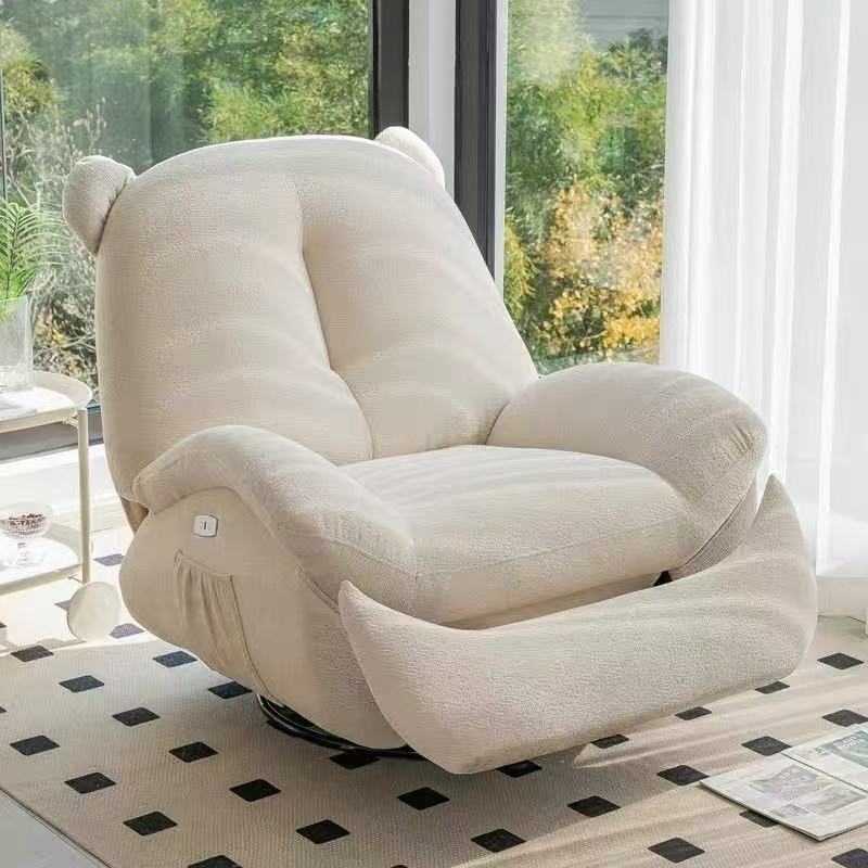 Electric sofa multifunctional creative bear single sofa chair casualfor homeliving room reclining sleeper lazy rocking chair