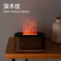 Usb simulated flame lamp small aromatherapy humidifier bedroom home office desk ambient light mini desktop