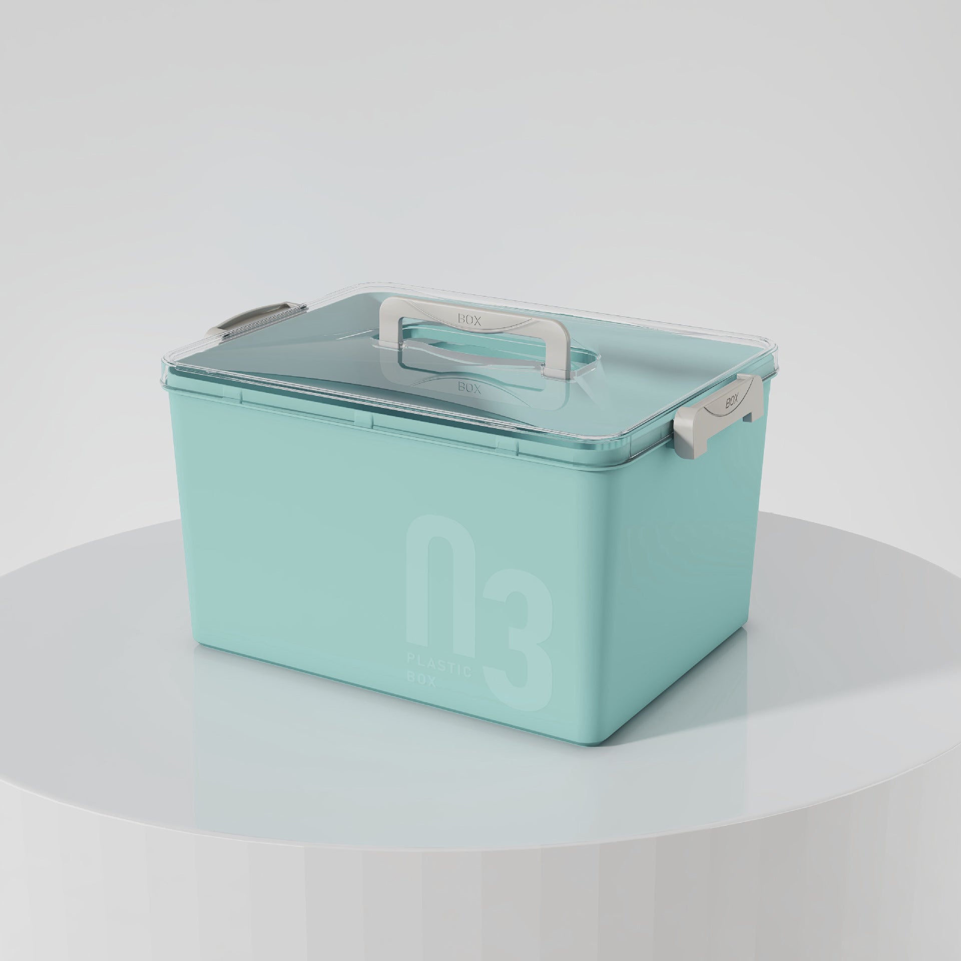 Optional color storage box Household solid color plastic PET finishing box Snacks clothes storage custom storage box