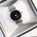 Women's fashion watch - elegant, retro, trendy, korean style, minimalist small round bracelet watch for students and export