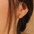 European and american cross-border new diamond-studded square zircon ear cuff, light luxury high-end fashion versatile earrings, women's ear hoop jewelry
