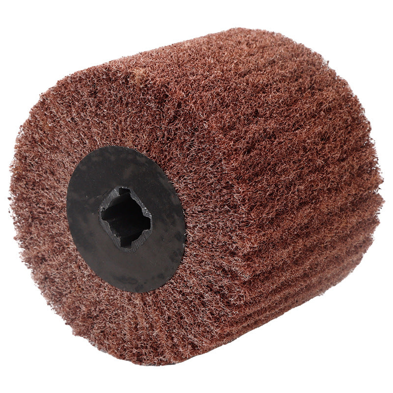 阿斯兰拉丝轮抛光轮百洁布轮拉丝机用砂布轮不锈钢拉丝工业飞翼轮