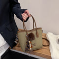 retro satchel bag for women 2025new arrivaltrendyeasiest for match shoulder crossbody bag classy sense work clothing bucket bag
