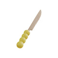 Fruit green table knife (four beads)