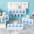 Multi-functional wireless home power strip with usb ports, night light, and plug adapter