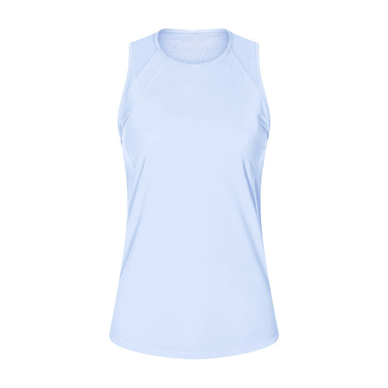 Quick-drying breathable cut out vest, lightweight sports blouse, yoga wear, fitness and beautiful back, sleeveless tops for women dt051