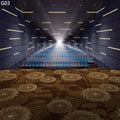 Customized fire-retardant carpet for movie theaters, home theaters, and clubs: soundproofing, noise reduction, and vibration dampening - full coverage installation