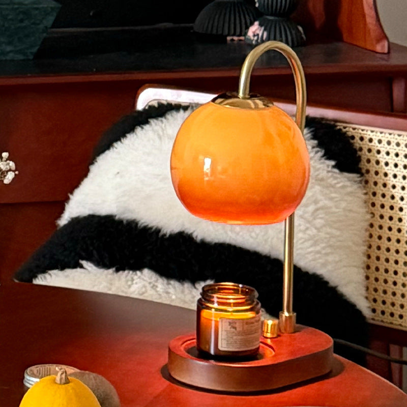 Used light luxury aromatherapy wax melting lamp - decorative ambient light for girls' rooms, bedroom bedside lamp with rotary switch