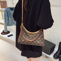 accessible luxury retro old flower crescent women's 2025 new trendy large capacity commuter versatile shoulder crossbody bag wholesale