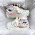 2026 summer unisex sneakers: american-style, niche bread shoes, breathable, fresh summer design, white shoes for students and couples