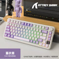 Attack shark x85pro tri-mode rgb bluetooth wireless illuminated customizable hot-swappable mechanical keyboard with display