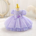 New in stock: sequined tulle cake princess dress for girls - perfect for baby's birthday!