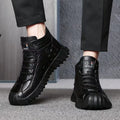 Best sellingmen cotton shoes genuine leather cotton boots pilot quick-heat shoes fleece-linedheattech cotton shoes wool heattech snow boots