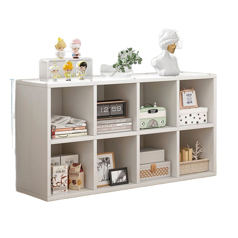 Balcony bay window storage cabinet storage rack cabinet storage cabinet plaid cabinet floor-standing single-layer low cabinet bookshelf for home bookcase