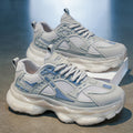Men's shoes 2026 summer new breathable mesh black warrior dad shoes super popular casual student sports shoes men
