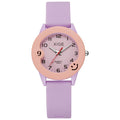 Kids' waterproof quartz watch - candy color minimalist silicone sports gift watch - toy watch - waterproof children's watch