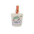2024 new year of the dragon portable cartoon canvas little green dragon handheld wooden ring bucket bag - perfect for moms on the go (wristlet included)