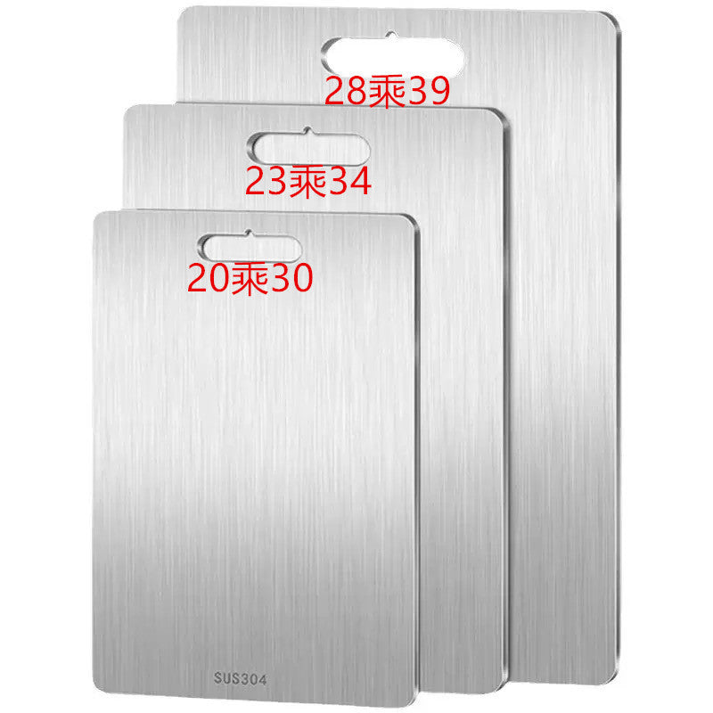 New german stainless steel cutting board - thickened, antibacterial, double-sided. ideal for chopping, rolling dough, and home use. wholesale available