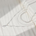 Fashion cross-border multi-layer necklace new arrivalins cold style fashion disc pendant clavicle necklace women's necklace