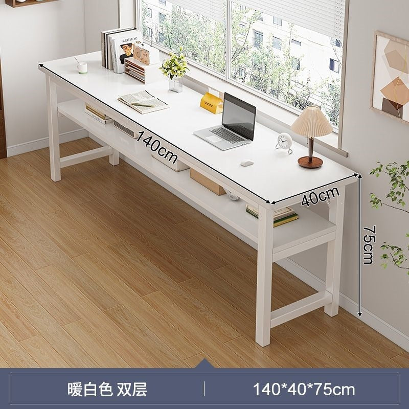Long table desktop computer desk office desk and chair combination a complete set of book table rectangular workbench for home living room