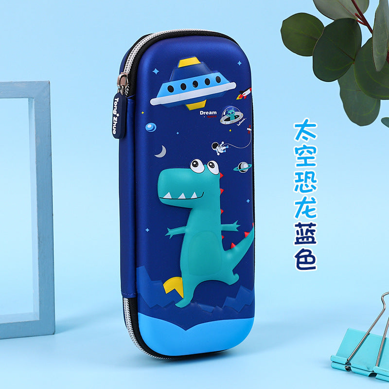 Factory direct sales 3D decompression Korean version creative multi-function large-capacity pencil case kindergarten cartoon cute pet stationery box