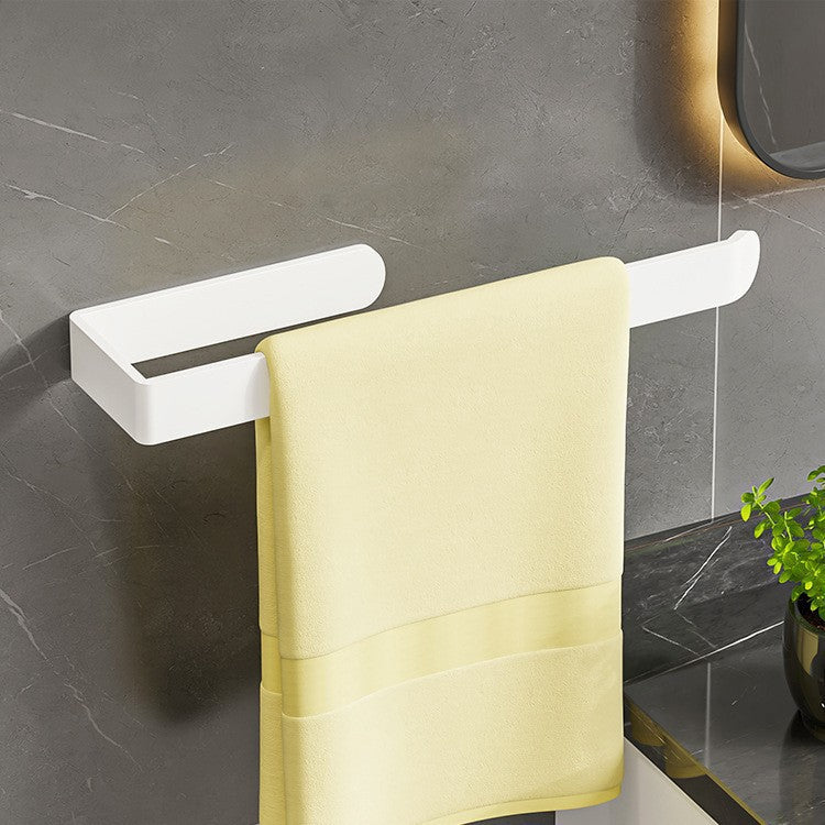 Hanging towel rackaccessible luxury bath towel hanging rod bathroom punch-free shelf bathroom storage rod storage hook hanging rack
