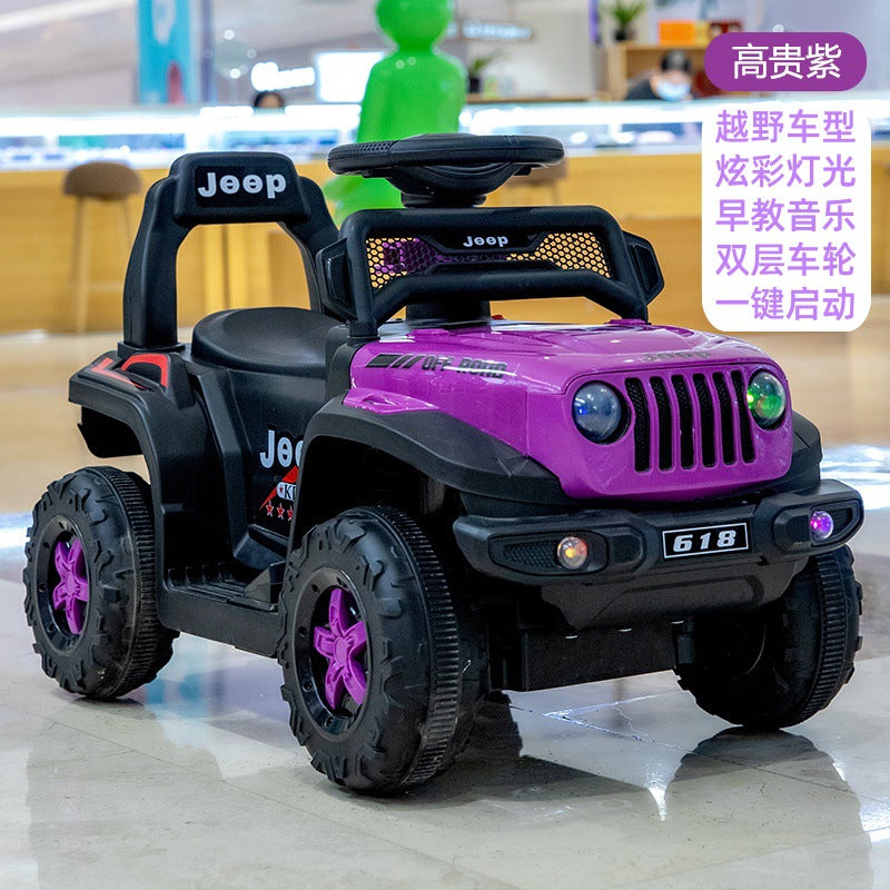 New 2-9 year old boys and girls remote control toys can sit baby toys off-road car four-wheel trolley remote control