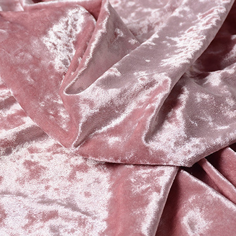 Gold diamond fleece fabric Snowflake diamond fleece elastic ice fleece knitted flannel polyester ammonia throw pillow sofa cloth velvet fabric