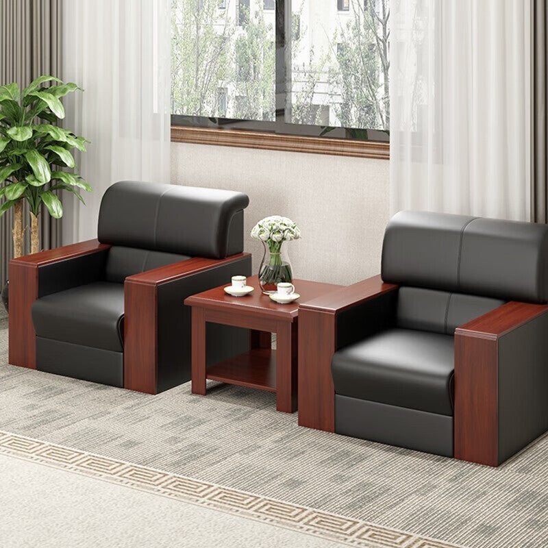 Saint-li office sofa set - business reception, meeting, and negotiation - minimalist sofa and coffee table combination