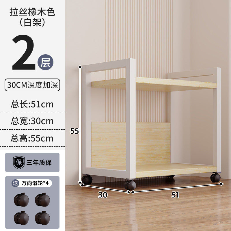Shelf Shelf Floor-to-ceiling movable multi-layer household living room display rack Supermarket warehouse Balcony storage rack