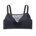 wholesale of plus-size european and american lace-trimmed comfortable women's plus-size lingerie, sexy push-up breathable bras for larger busts
