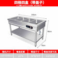 Commercial food warmer table, stainless steel warming cart, breakfast shop equipment, canteen serving counter