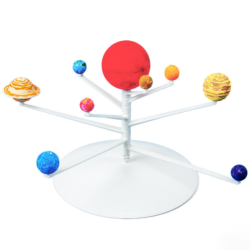 Science experiment DIY eight planets galaxy solar system teaching model children's technology small production material package