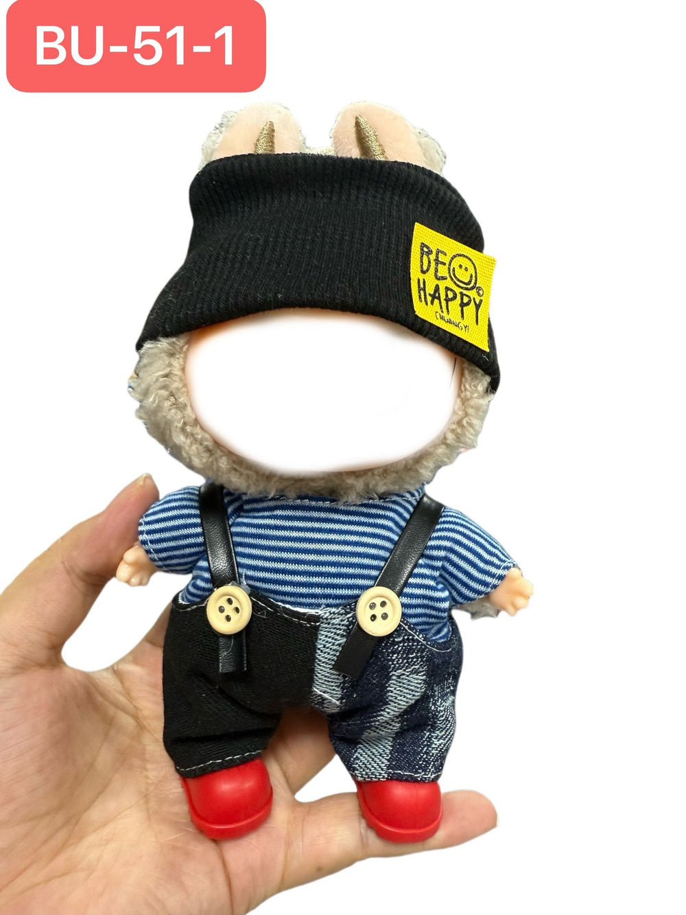 Labubu doll clothes labubu 17cm doll cute dress up one, two, three instead of suitstuffed toys