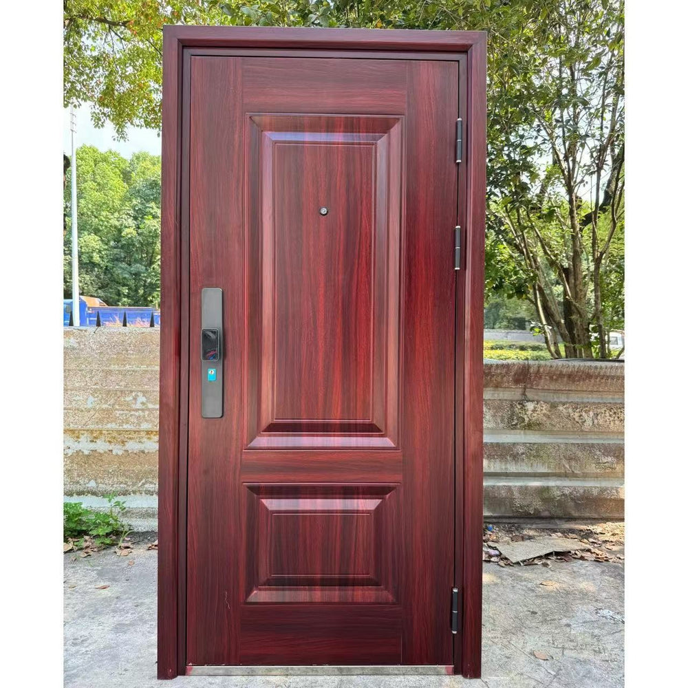 Factory direct: minimalist luxury steel security door for home – entry door, residential security door, project door