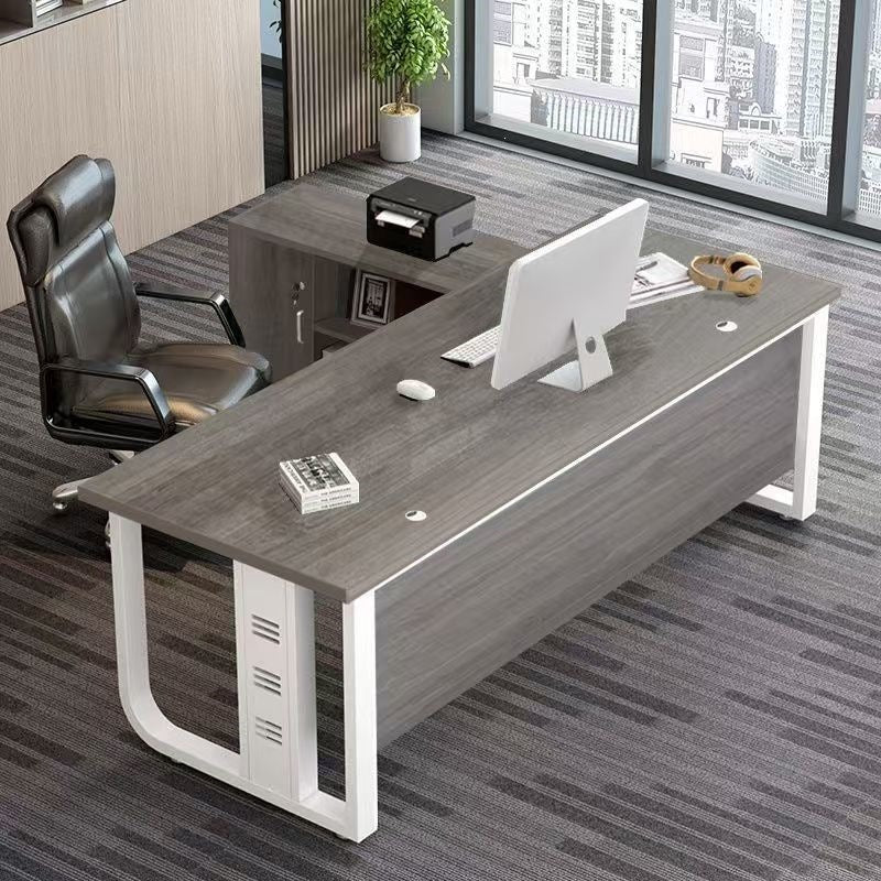Modern minimalist office furniture executive desk manager supervisor long table computer desk boss desk office desk and chair combination