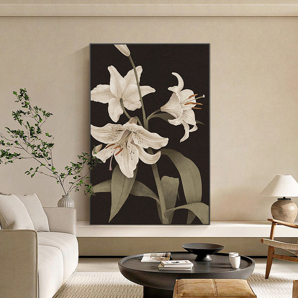 Modern simple light luxury bedroom painting Nordic abstract art background wall sunflower flower porch decorative painting