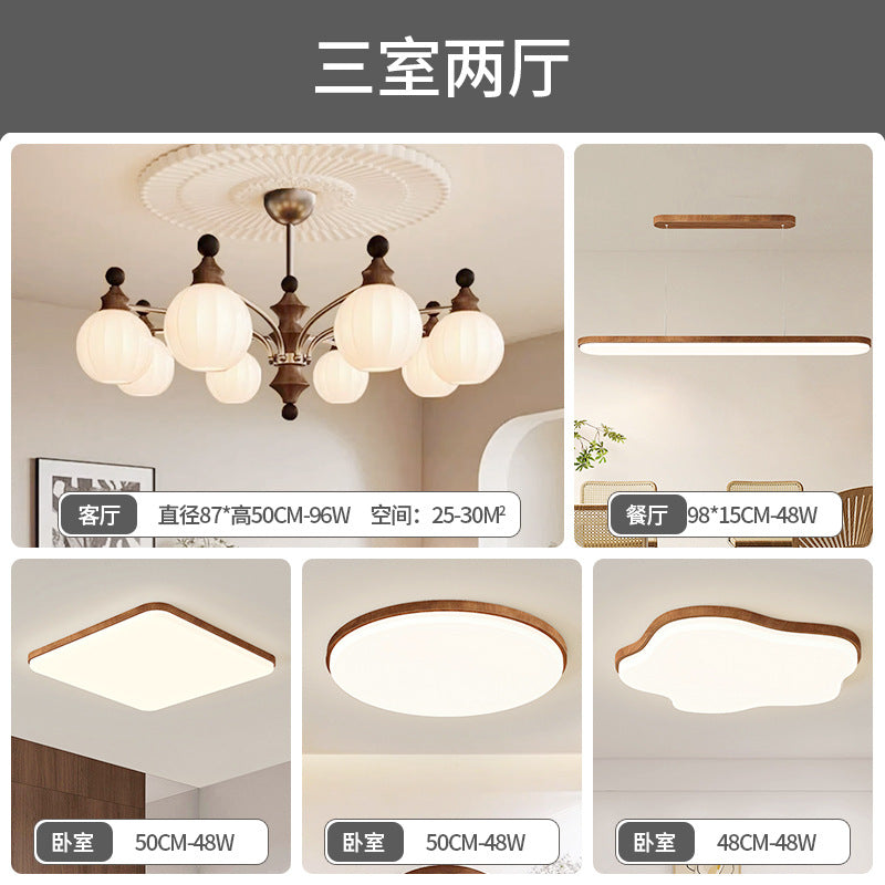 French medieval style living room chandelier main light retro 2025 new new Chinese cloud lighting high-end lighting