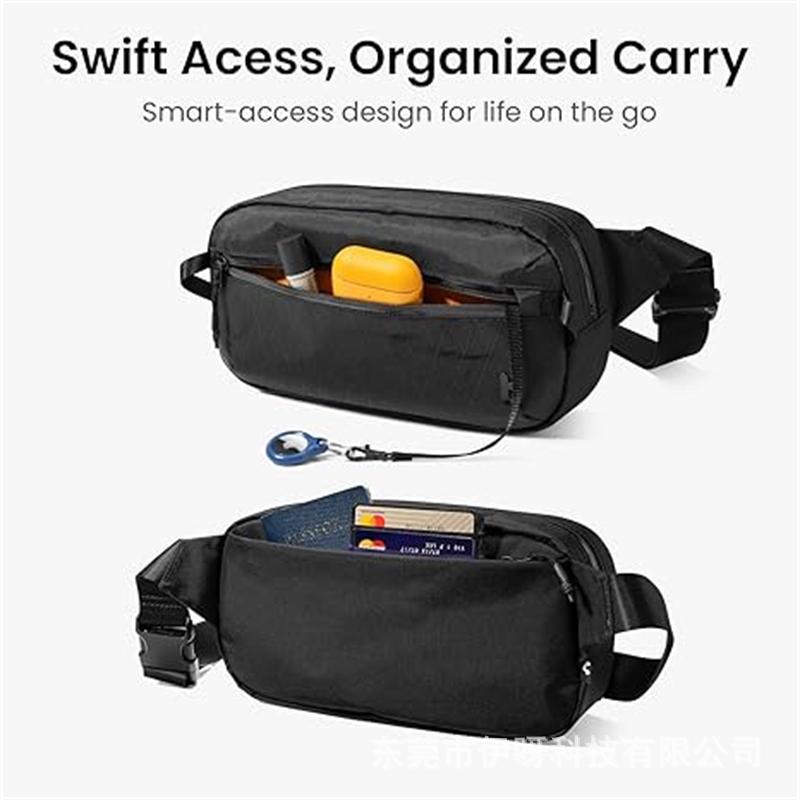 hot-selling chest bag work clothing portable shoulder bag rfid anti-theft mobile phone bag multi-functional shoulder crossbody bag