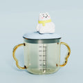 New ppsu baby portable straw cup - kids' home use, double handle, direct drink cup - specifically for baby milk