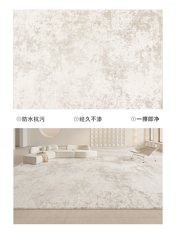 Carpet living room  new cream style light luxury high-end waterproof bedroom floor mat for home sofa large area full paving