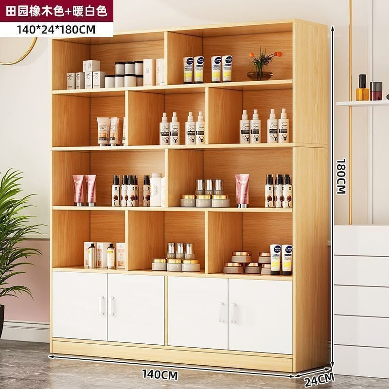 Cosmetics display cabinet, beauty salon product display cabinet, wine cabinet, supermarket, nail salon display rack, multi-layer storage rack
