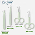 Wholesale eyebrow shaping kit - beauty tools, scissors (straight & slant tip), tweezers, eyebrow scissors, nose hair trimmer, eyebrow razor - hot selling
