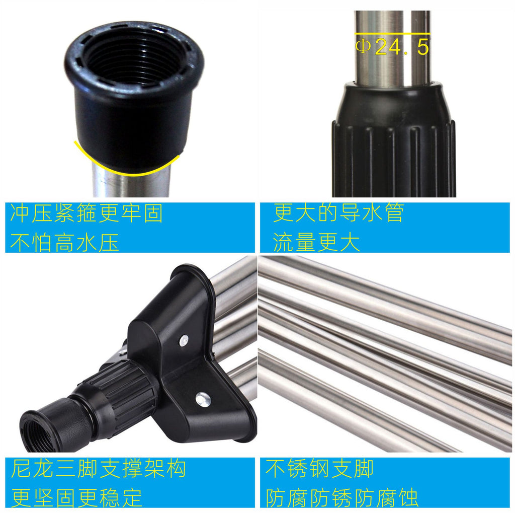 4 points garden irrigation rotating rocker arm sprinkler tripod garden garden tools triangular bracket sprinkler