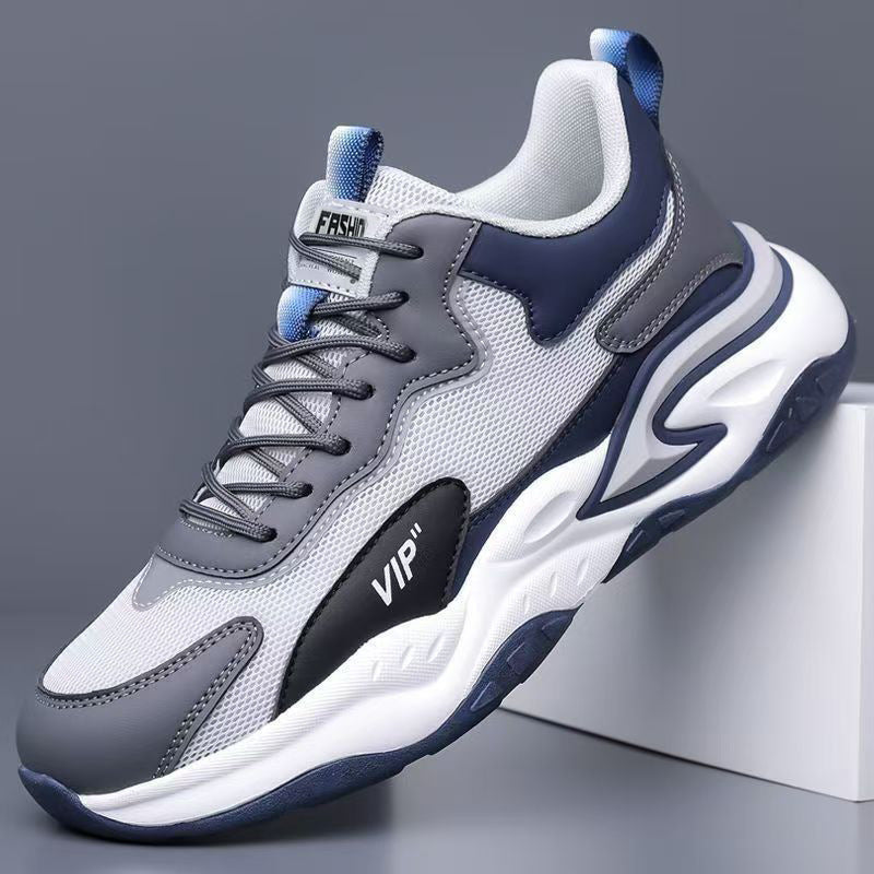 2025 new spring men's mesh breathable shoes - anti-slip soft sole running & casual sneakers - hot selling dad shoes