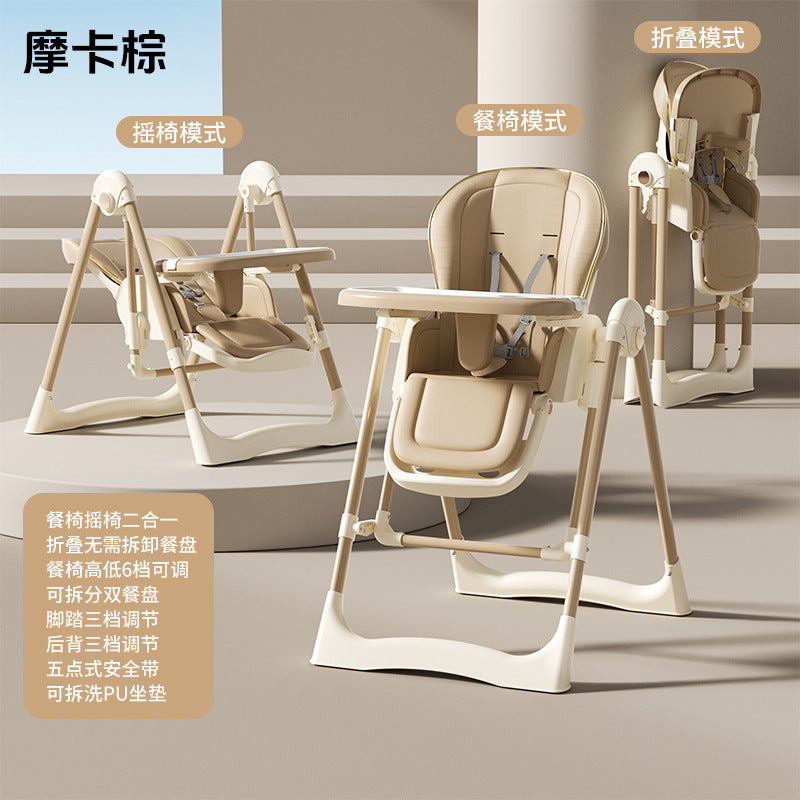 Baby Dining Chair Eating Chair Multifunctional Foldable Home Portable Baby Dining Table Seat Baby Chair