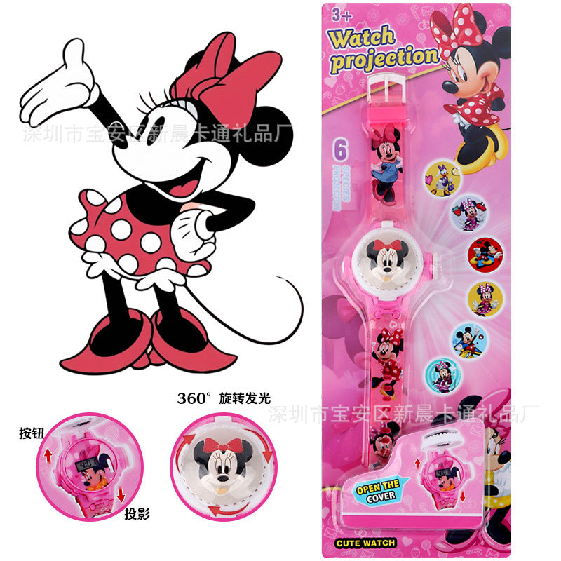 2025 new children's light-up spinning top watch - flashing creative rotating top watch - kindergarten small gift toy