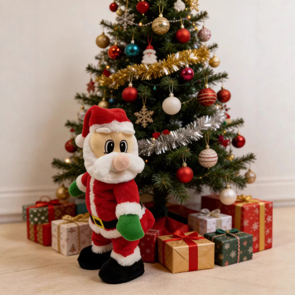 Christmas decoration doll electric toy - wiggling butt santa claus - animated santa - christmas toy