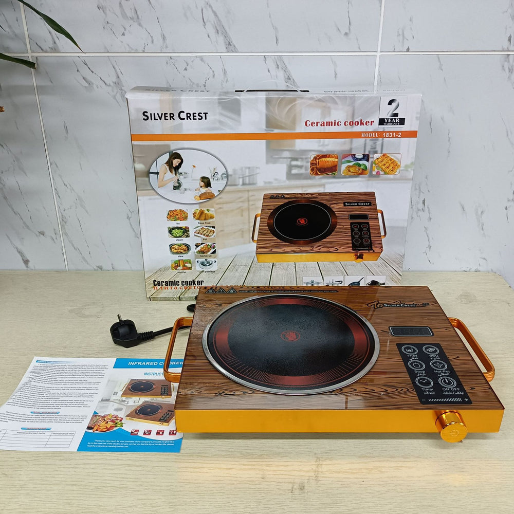 Export export touch single furnace for home high power induction cooker hot pot noodle cooker infrared electric ceramic stove cross-border crystal plate