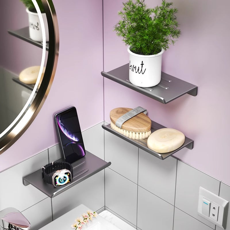 No punching toilet tissue box toilet mobile phone rack wall-mounted roll paper rack bathroom shelf tissue rack